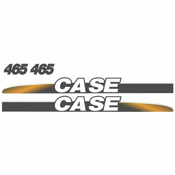 Aftermarket Decal Set Fits Case 465 Skid Steer CASE465DECALSET